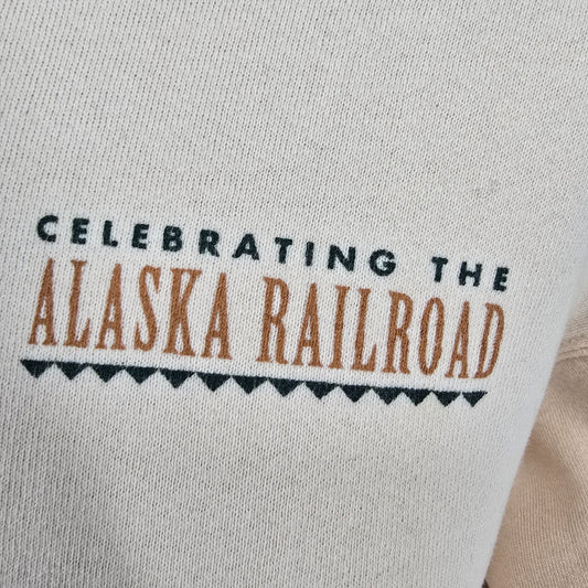 Vintage 1990s SDI "Celebrating The Alaska Railroad" Denali Sweatshirt (L)