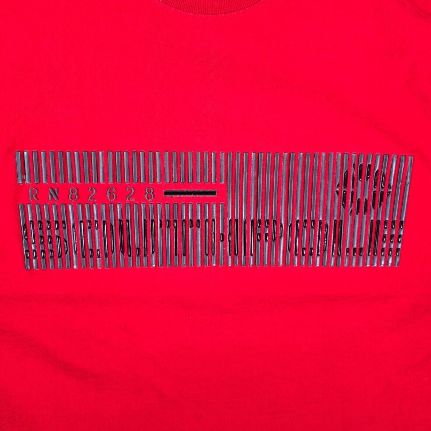 Vintage Y2K Southpole Made in USA Gel Printed Barcode Logo Graphic T-Shirt (XL)