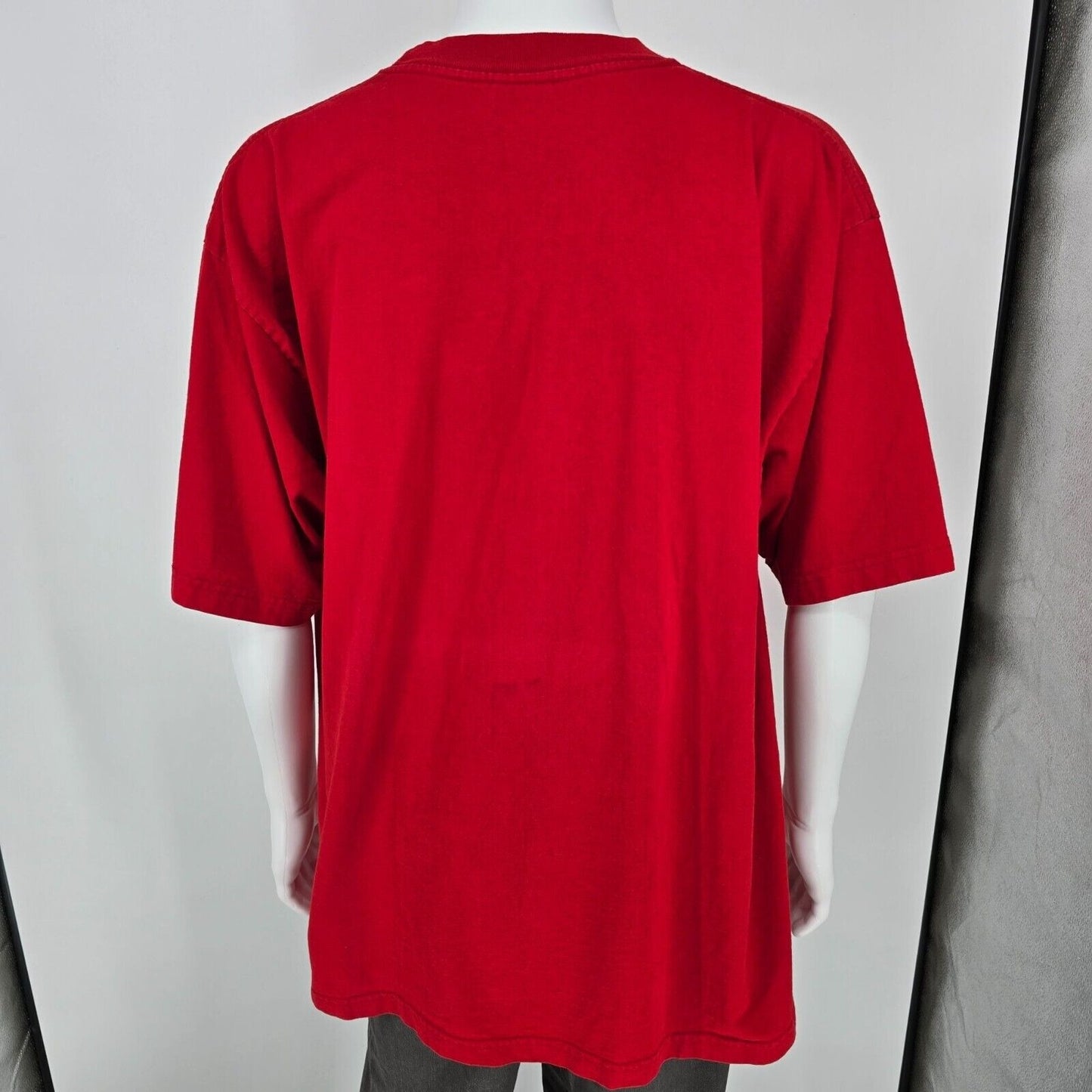 Vintage Y2K Southpole Made in USA Gel Printed Barcode Logo Graphic T-Shirt (XL)