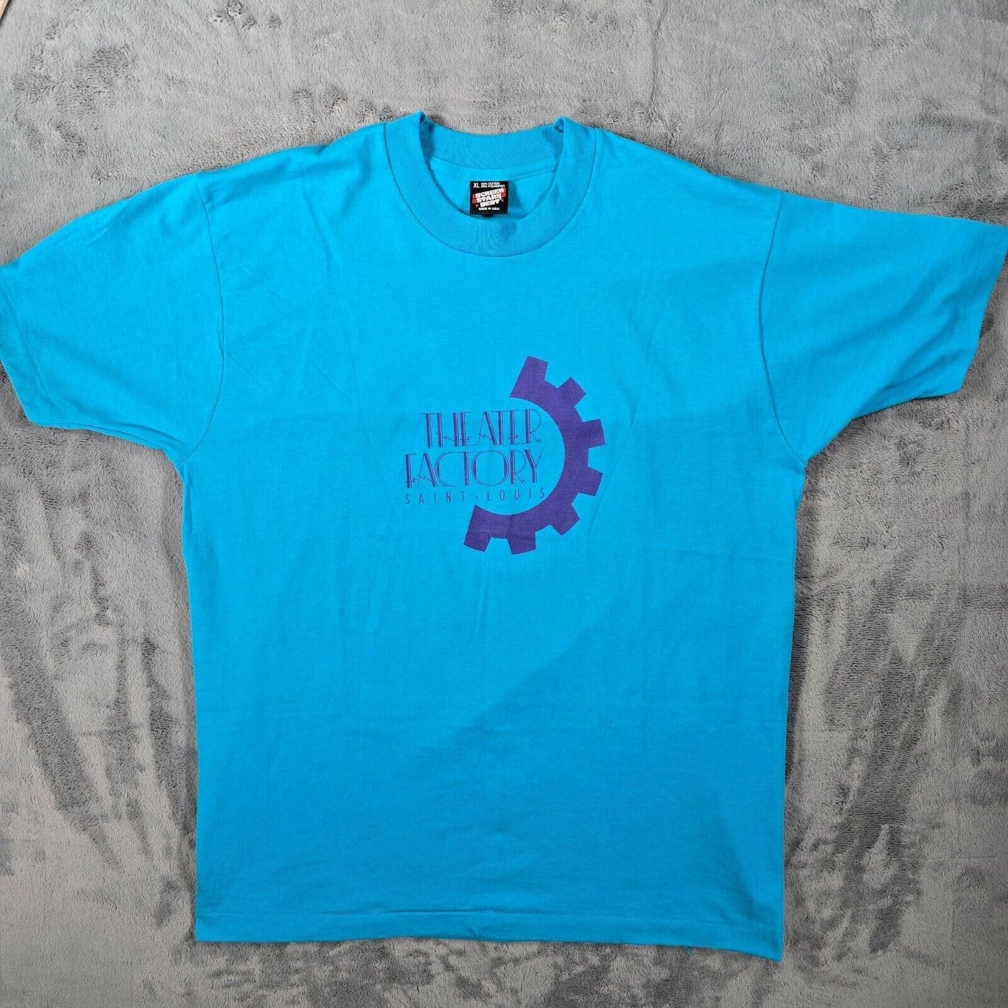 Vintage 80s/90s Single Stitch Theater Factory Saint Louis Graphic T-Shirt (L/XL)