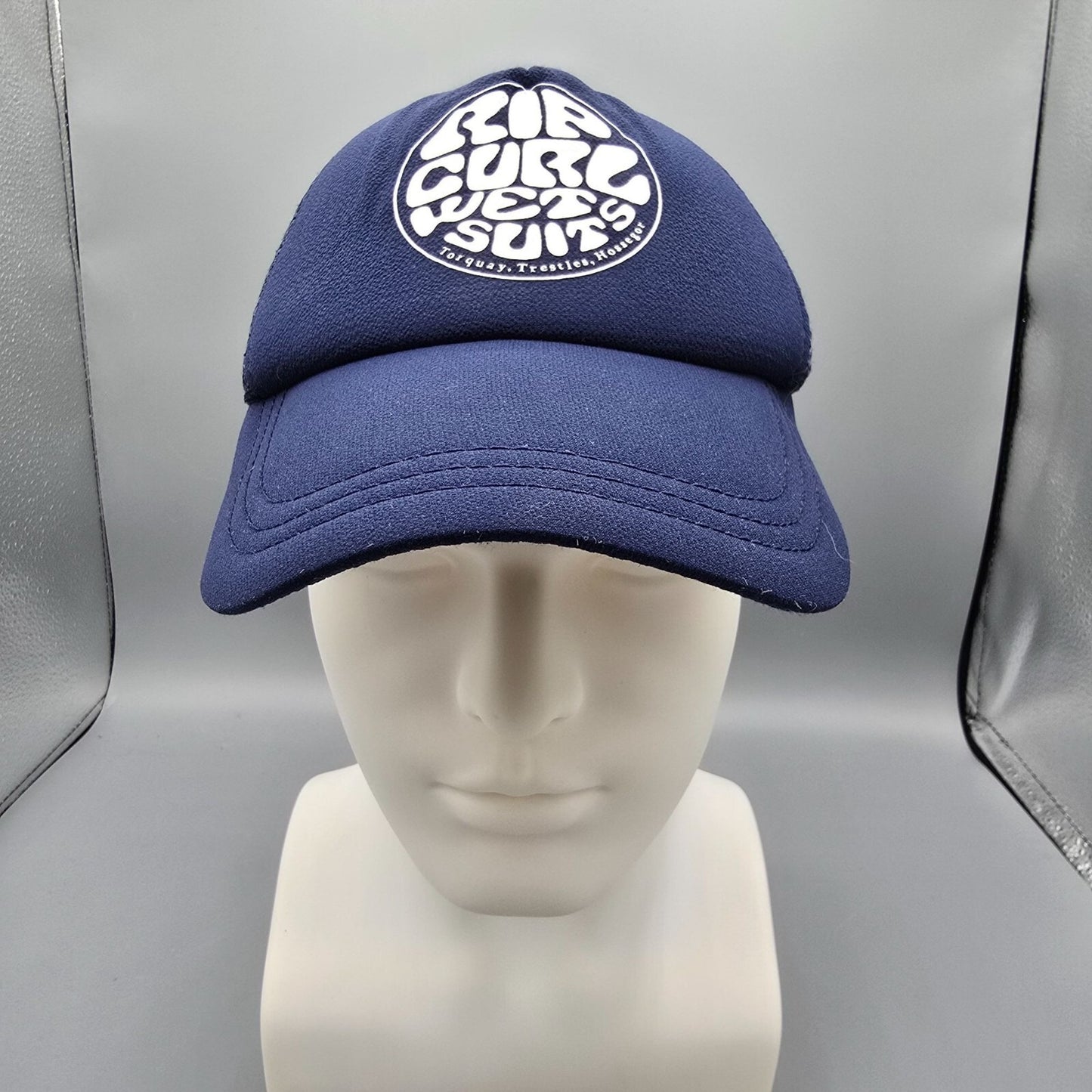 Rip Curl Wetsuits Torquey, Trestles, Hossegor Navy Trucker Hat *Fair Condition
