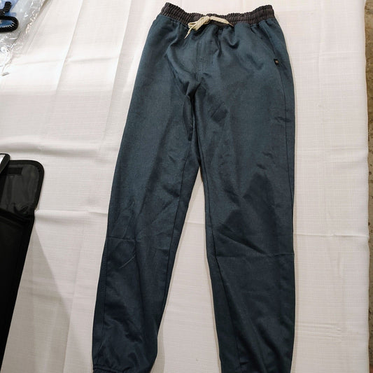 Leg3nd Discovery Comfort Fit Teal Space Dye Zipper Pocket Pants (Small)