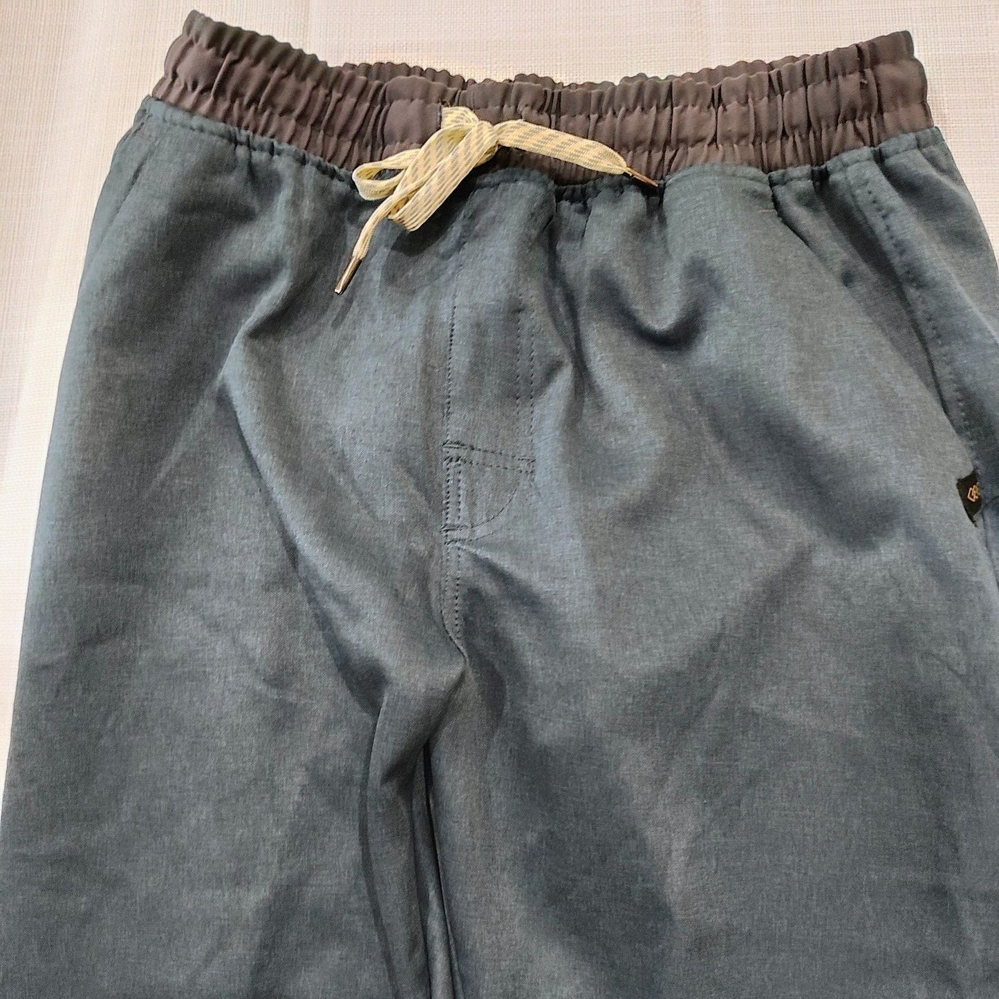 Leg3nd Discovery Comfort Fit Teal Space Dye Zipper Pocket Pants (Small)