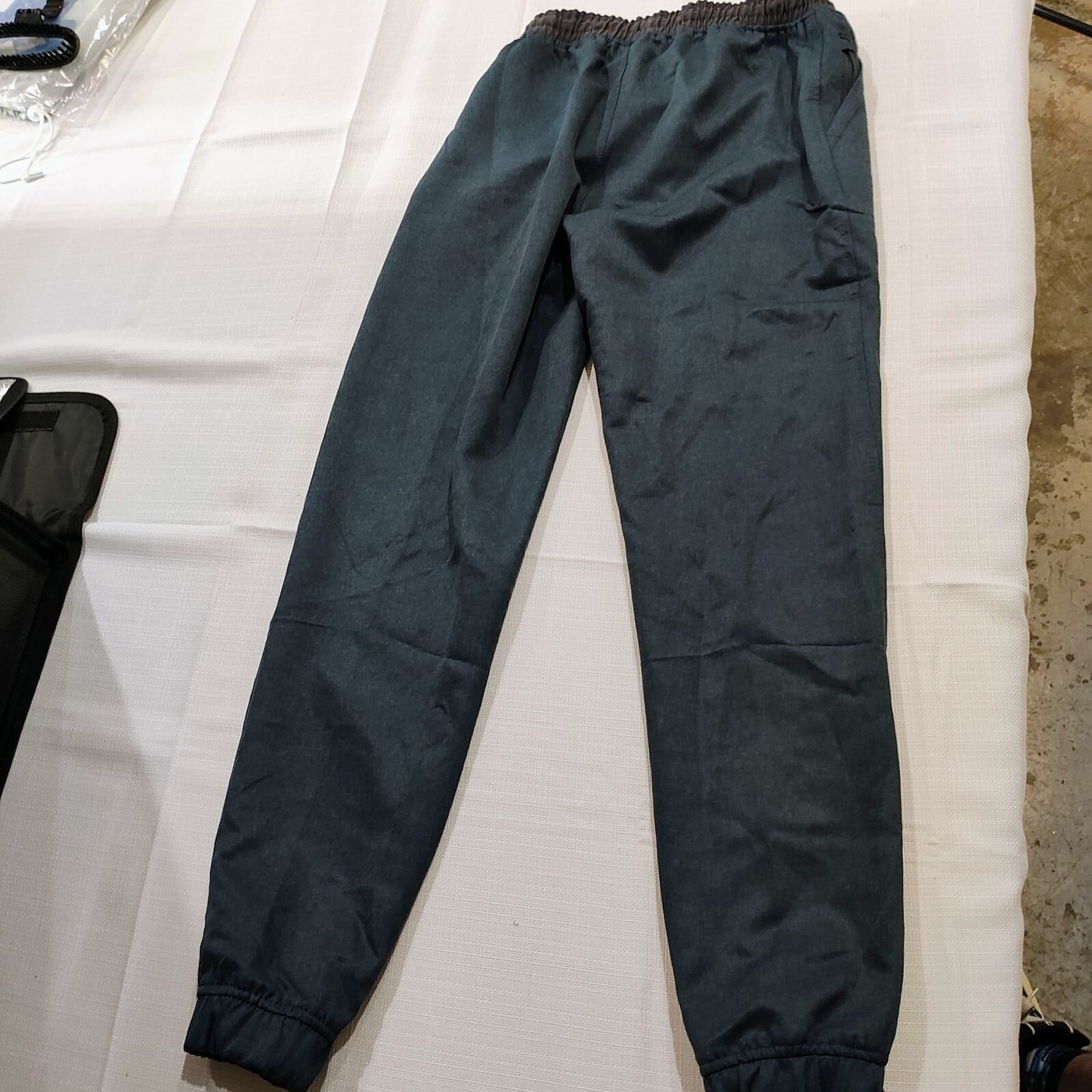 Leg3nd Discovery Comfort Fit Teal Space Dye Zipper Pocket Pants (Small)