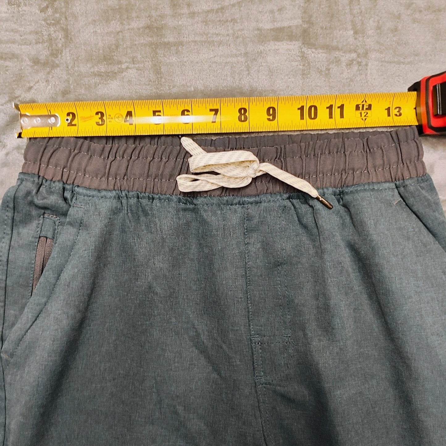 Leg3nd Discovery Comfort Fit Teal Space Dye Zipper Pocket Pants (Small)