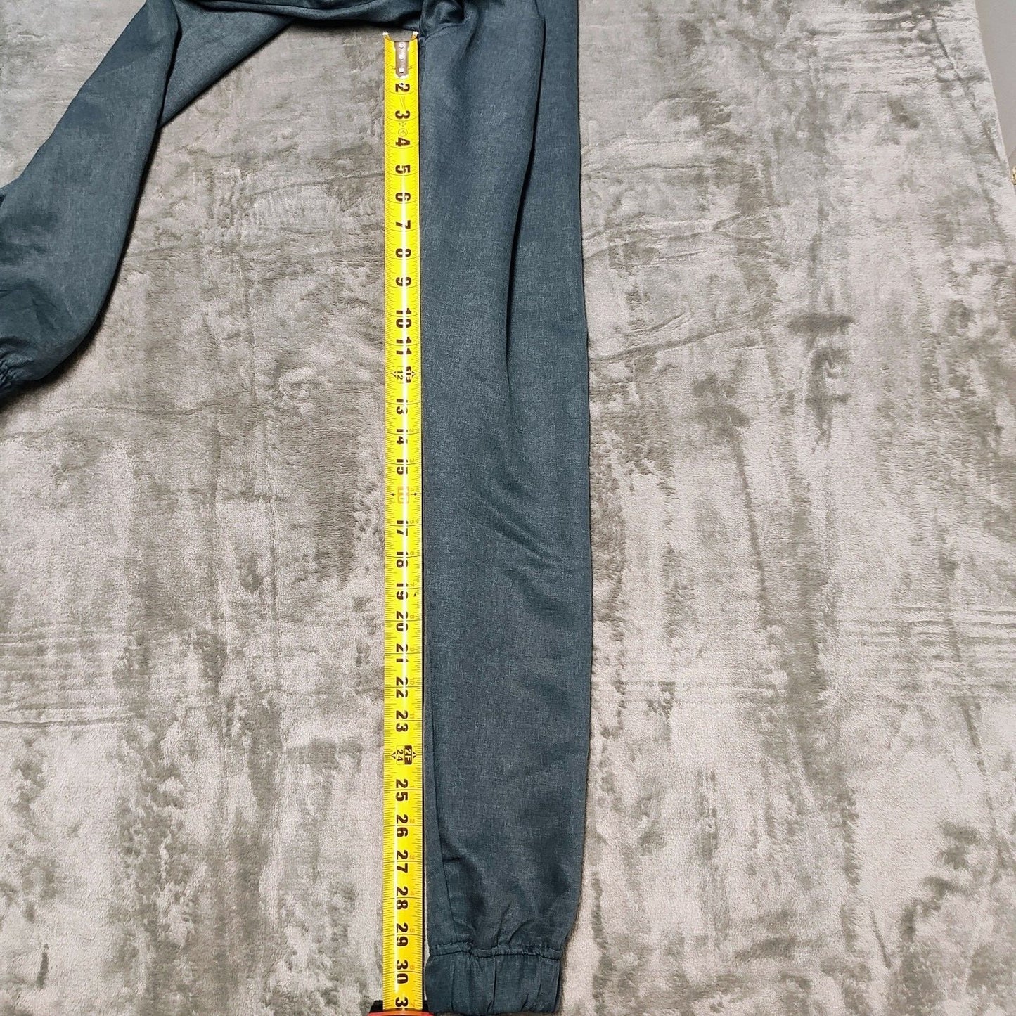 Leg3nd Discovery Comfort Fit Teal Space Dye Zipper Pocket Pants (Small)