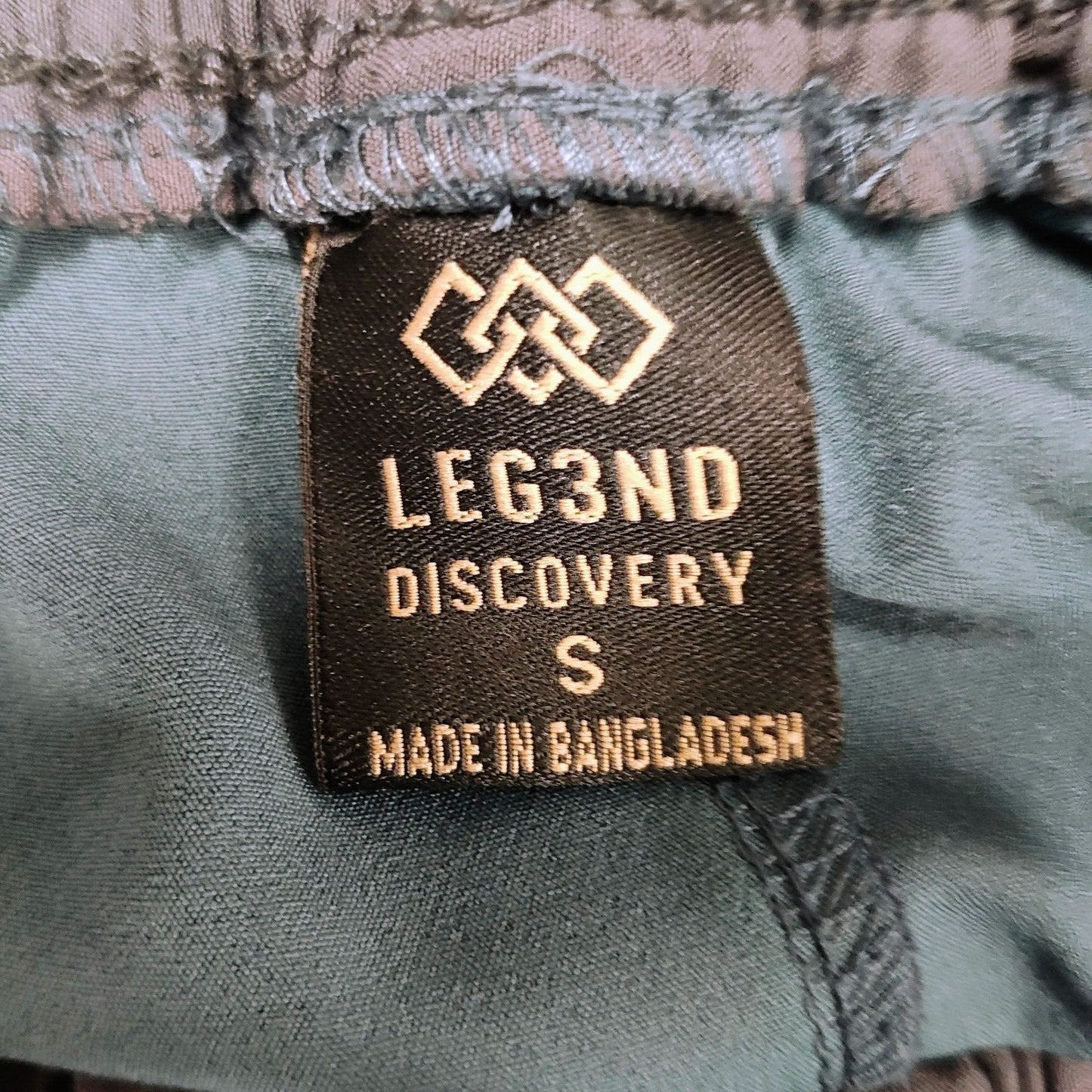 Leg3nd Discovery Comfort Fit Teal Space Dye Zipper Pocket Pants (Small)
