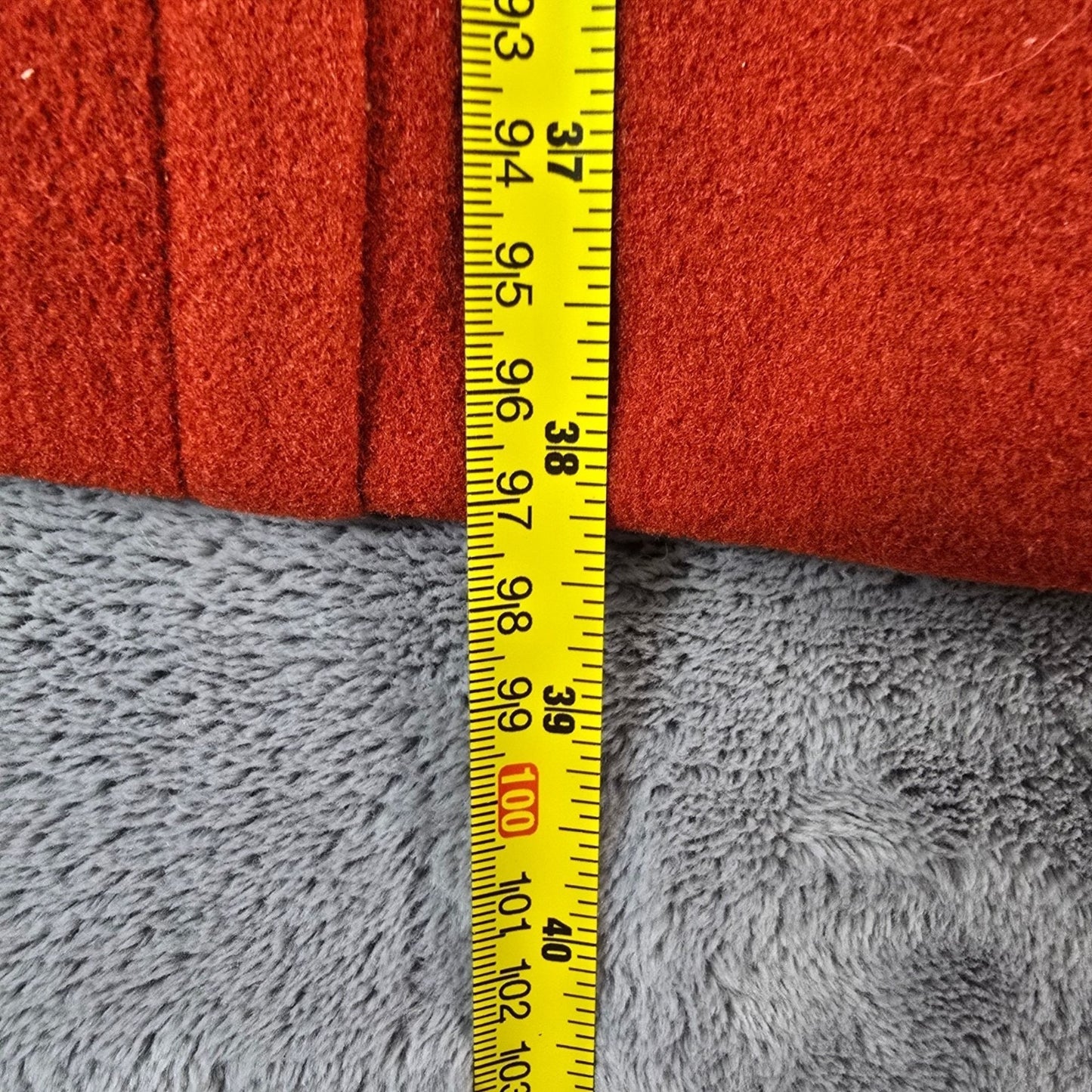 Vintage 1960s CuddleCoat New York Burnt Orange Double-breasted Overcoat (L)