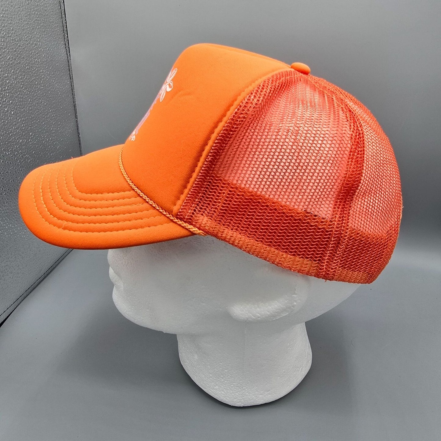 Girl In The Curl Surf Shop Dana Point, CA. Orange Otto Trucker Hat