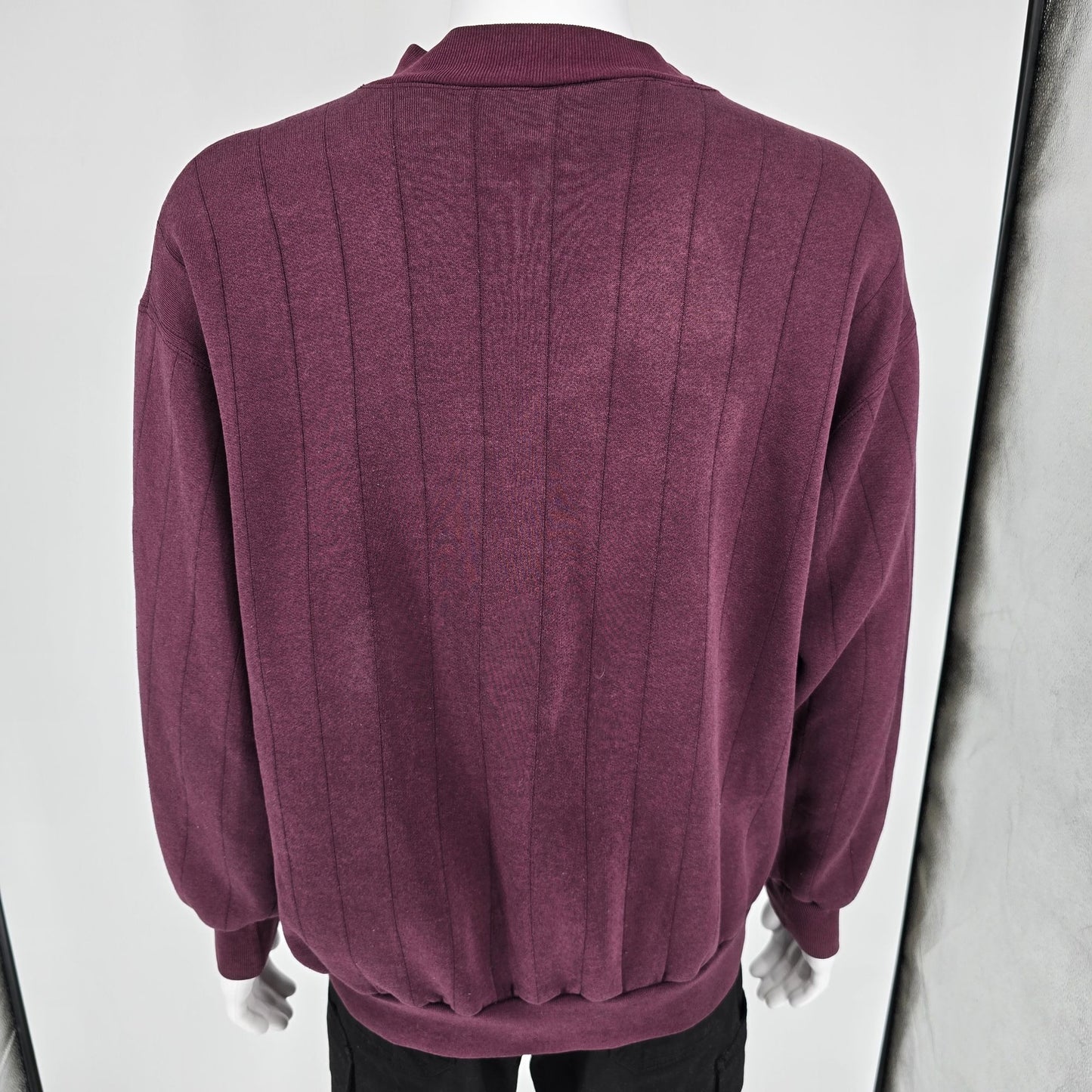 Vintage 1990s JanSport Made in USA "Earlham Classics" Burgundy Sweatshirt (XL)