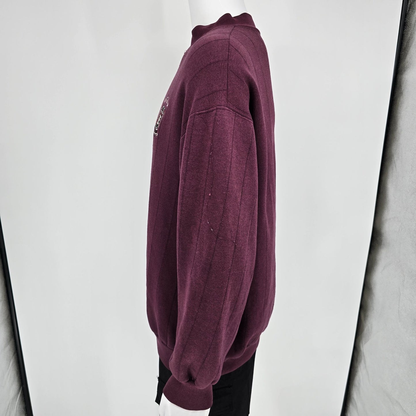 Vintage 1990s JanSport Made in USA "Earlham Classics" Burgundy Sweatshirt (XL)