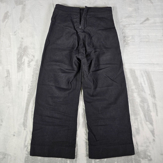Vintage World War II Prentice Streamline Zipper Navy Cracker Jack Pants (29x26)
