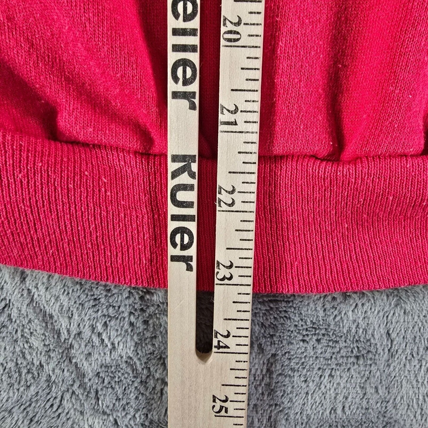 Vintage Distressed 1980s J.E. Morgan Fleecewear Raglan Pink Sweatshirt (M)