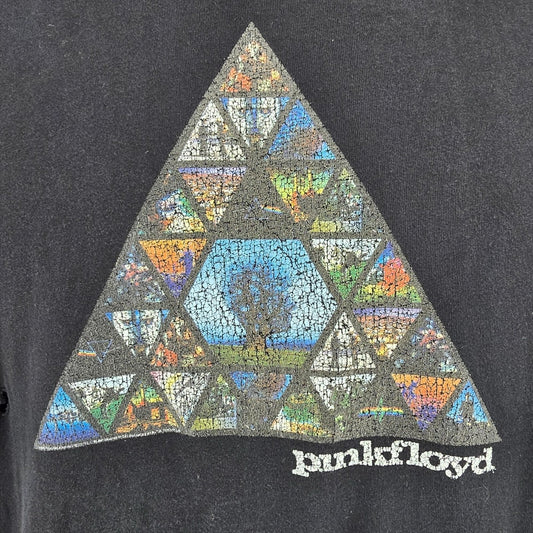 Thrashed 2000s Chaser Pink Floyd Made in USA Prism Graphic Band T-Shirt (XL)