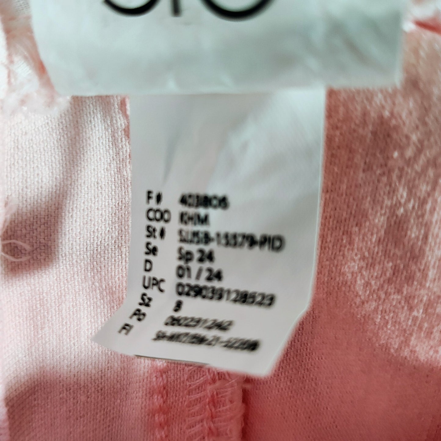 Jessica Simpson Women's Pink High Rise Relaxed Fit Side Slit Short (Size 8)