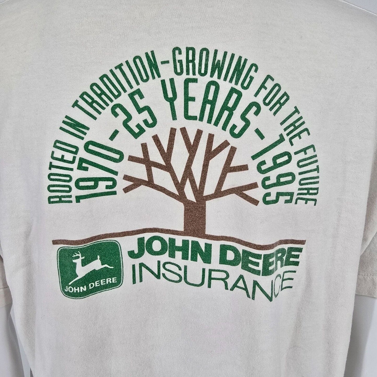 Vintage Thrashed Interstate Radio Network Dream Sweepstakes 1995 T-Shirt (XL)