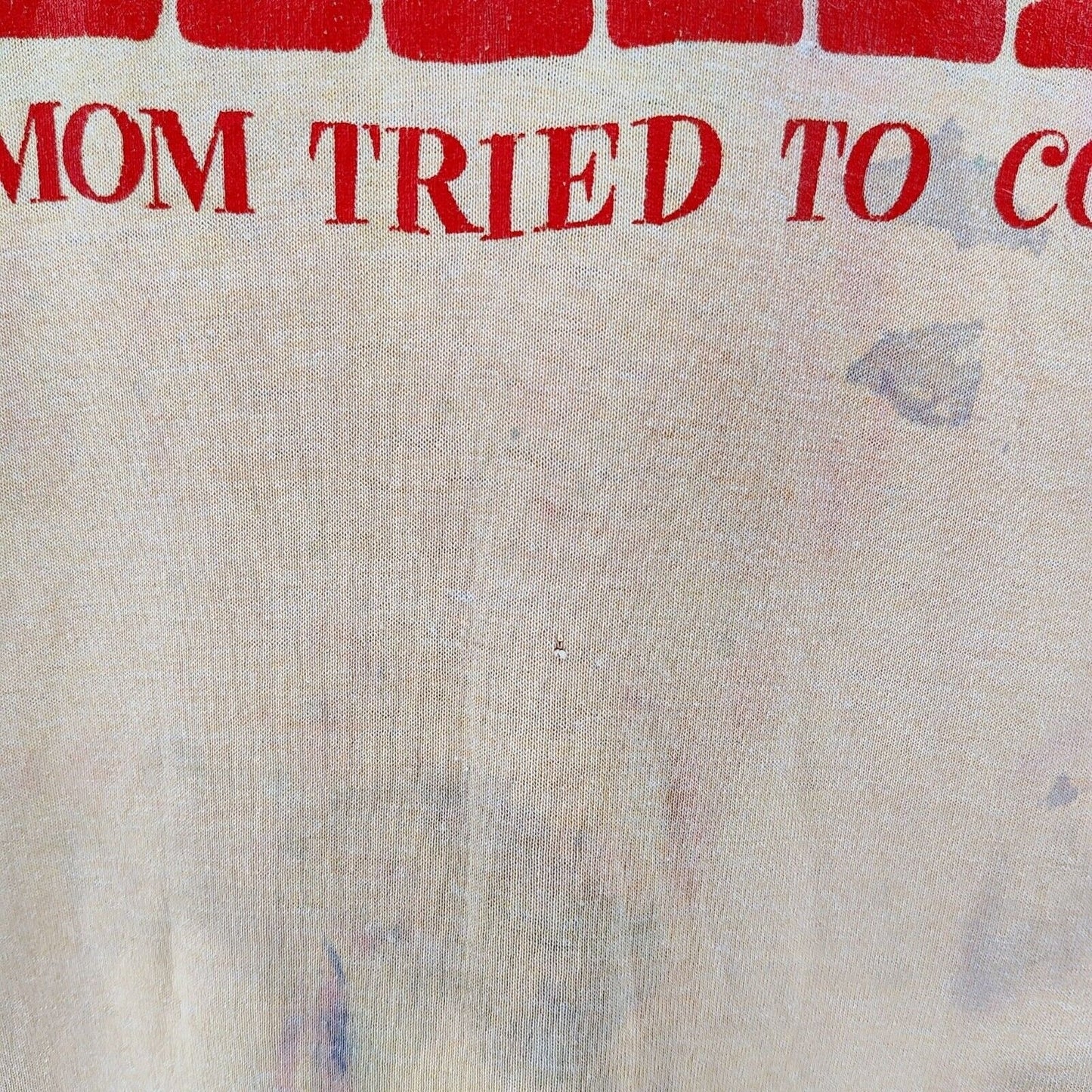 Vintage Boise, Idaho Brick Oven Beanery Great American Food Tie-Dye T-Shirt (L)