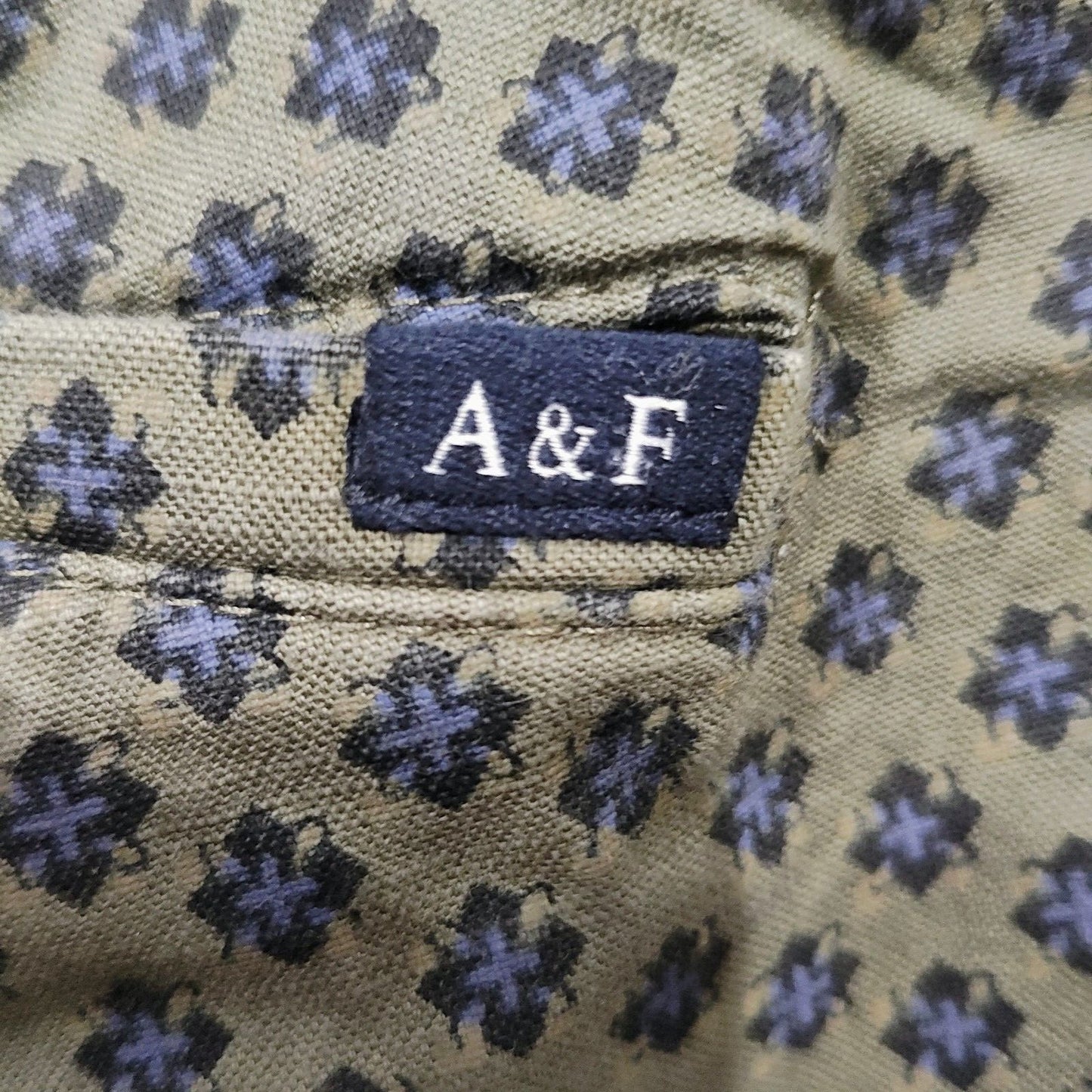 Abercrombie & Fitch Stretch Patterned Shorts 5.5" Inseam (Size 29)
