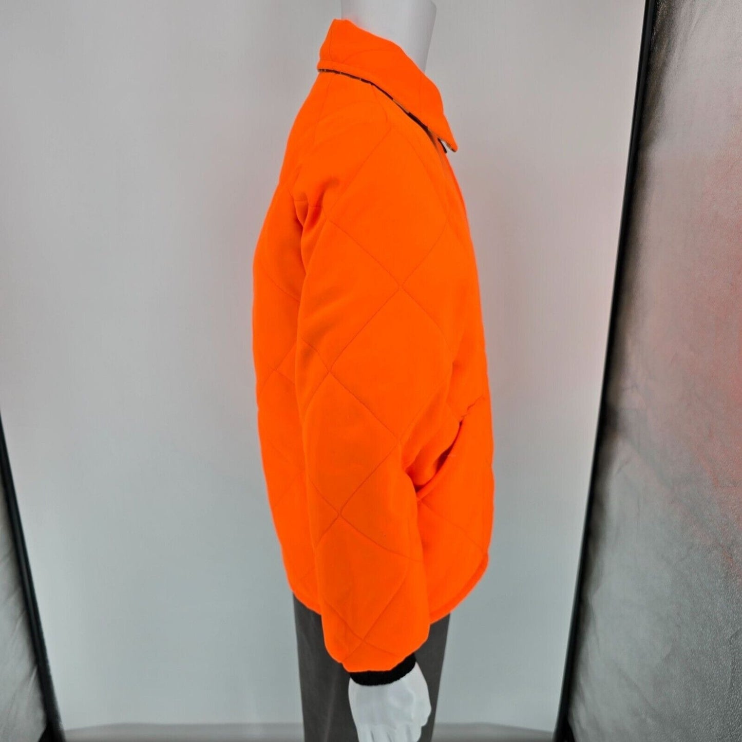 Vintage 90s Empire Insulated Wear Reversible Camo/Orange Hunting Jacket (Medium)