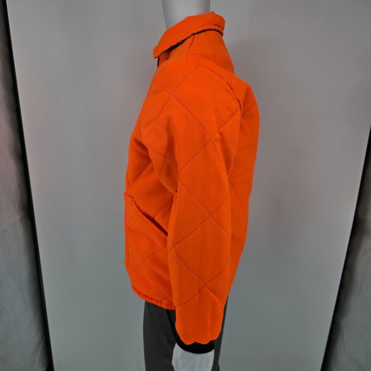 Vintage 90s Empire Insulated Wear Reversible Camo/Orange Hunting Jacket (Medium)