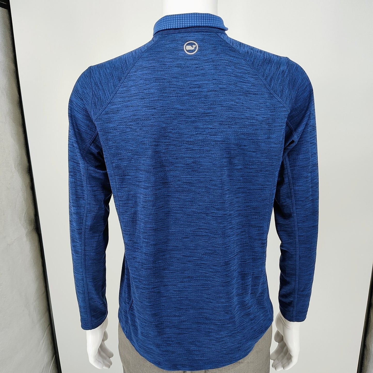 Vineyard Vines Sankaty Performance Nautical Navy Quarter Zip Jacket (Small)