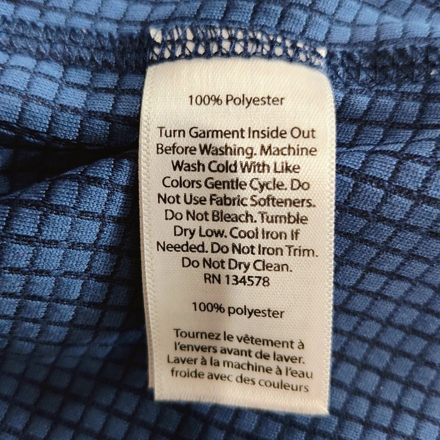 Vineyard Vines Sankaty Performance Nautical Navy Quarter Zip Jacket (Small)