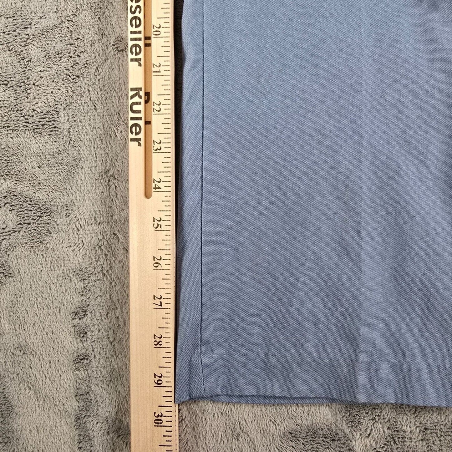 Vintage 1980s Wrangler Made in USA Light Blue Western Dress Slacks (32x29) *Flaw