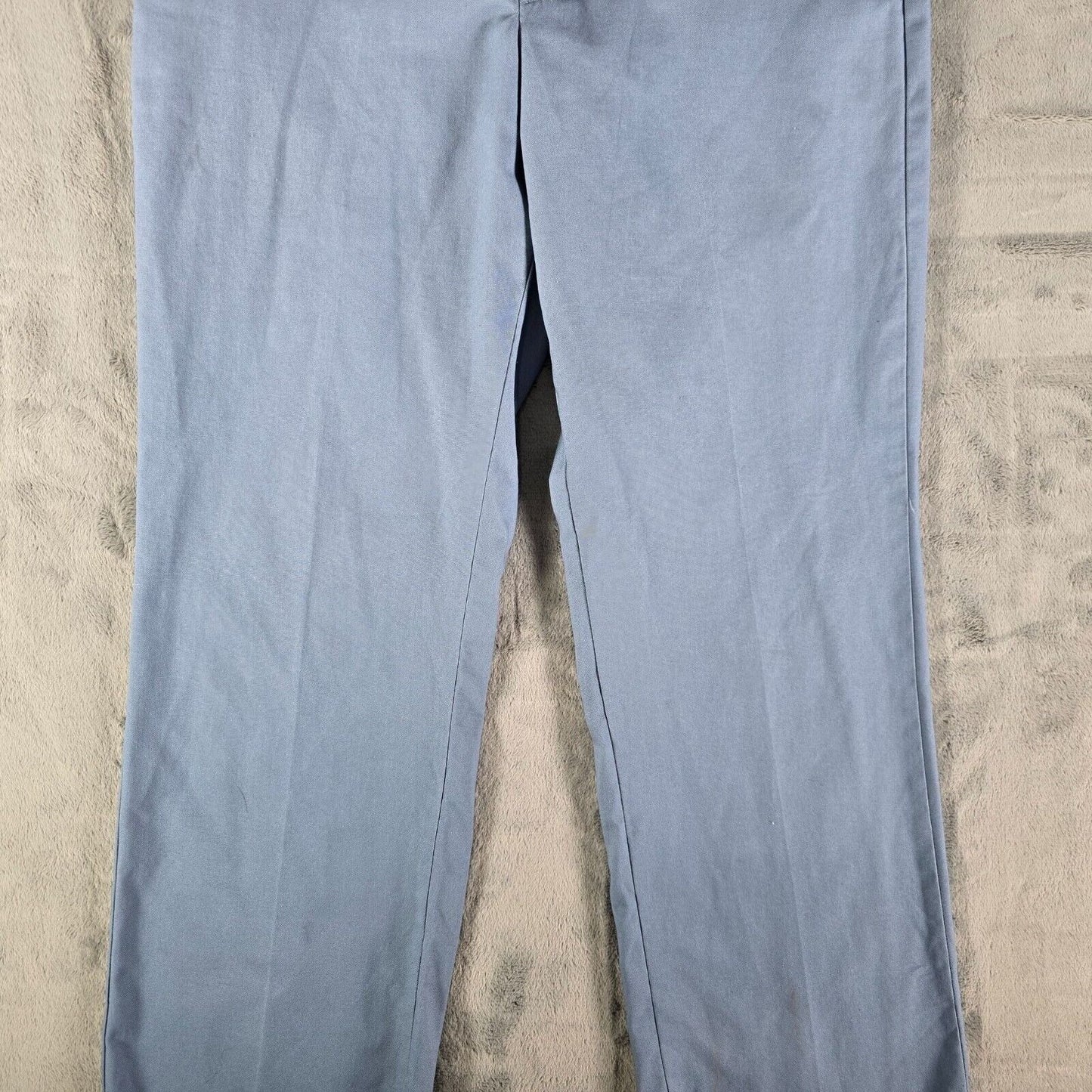 Vintage 1980s Wrangler Made in USA Light Blue Western Dress Slacks (32x29) *Flaw