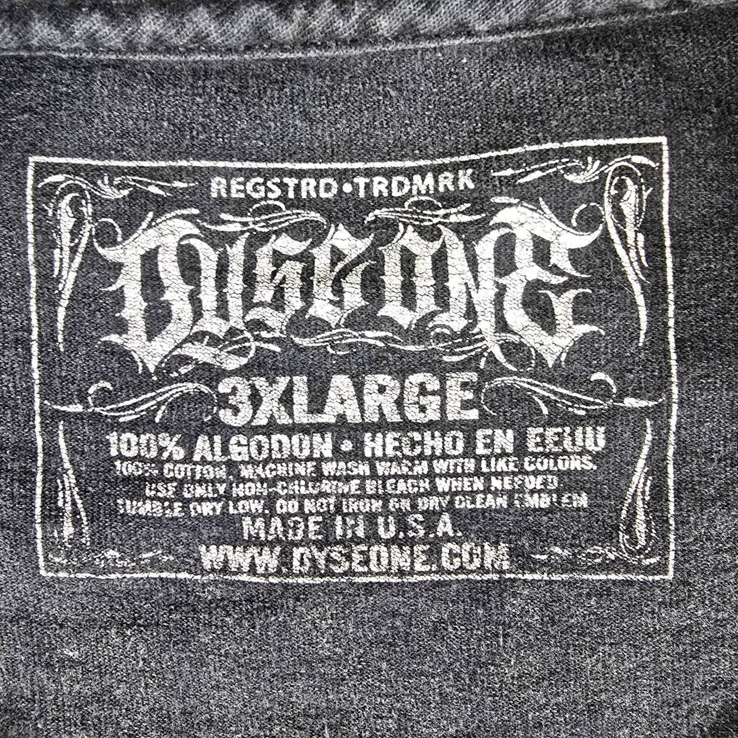 2010s Dyse One Chicano Born N Raised "Brown & Proud" Black T-Shirt (3XL) *Fair
