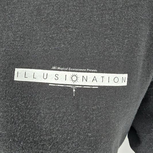 Vintage 1990s JBS Magical Entertainment Illusionation "Crew" T-Shirt (L/XL)