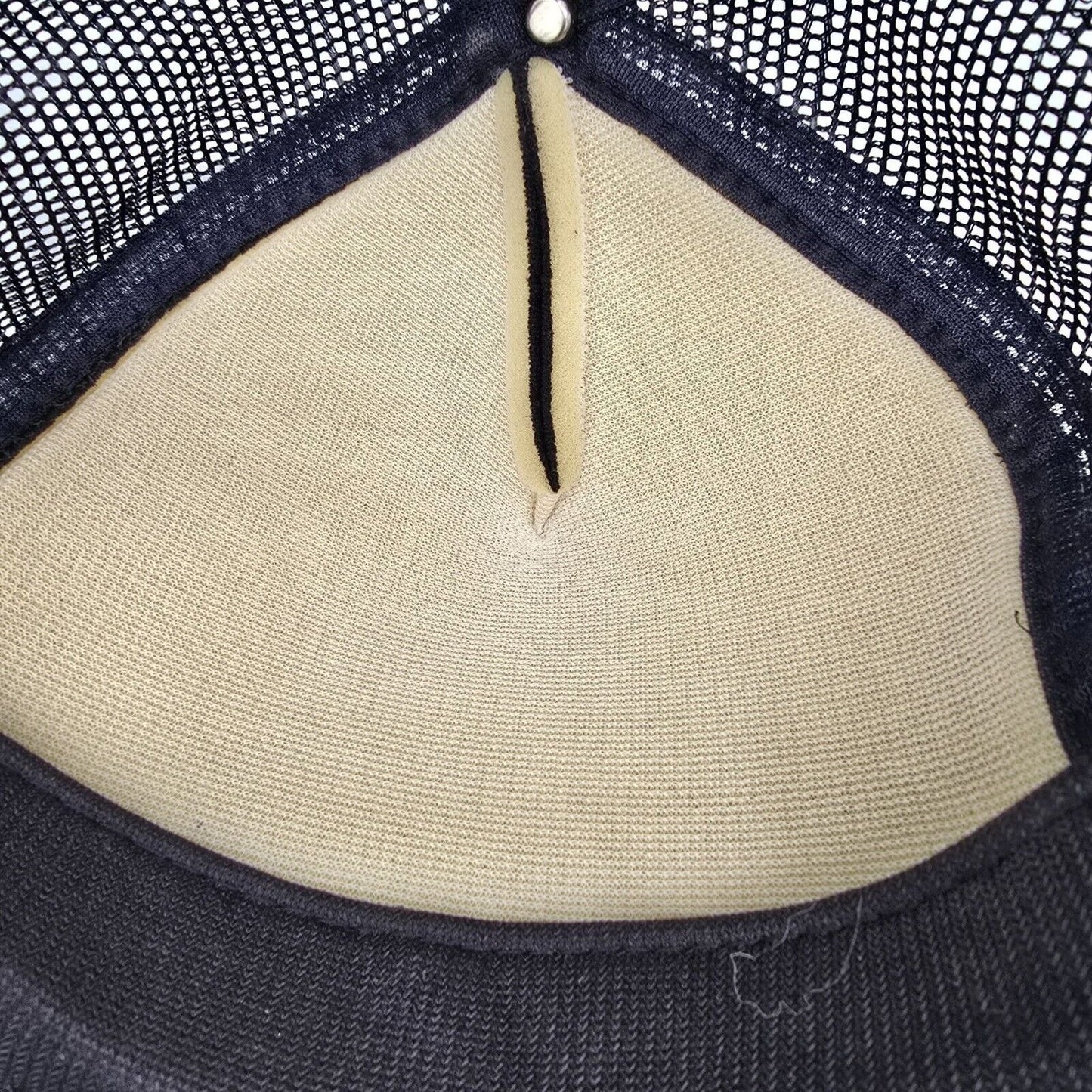 Vintage 1980s Amprobe Logo Mesh Snapback Black Designer Award Trucker Hat