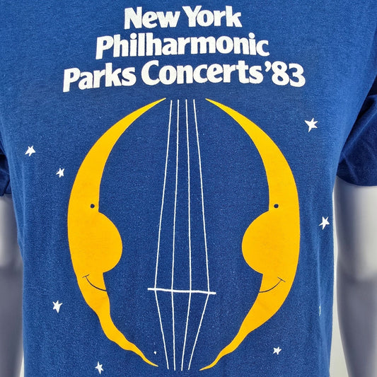 Vintage Screen Stars 1983 New York Philharmonic Parks Concerts '83 T-Shirt (M)