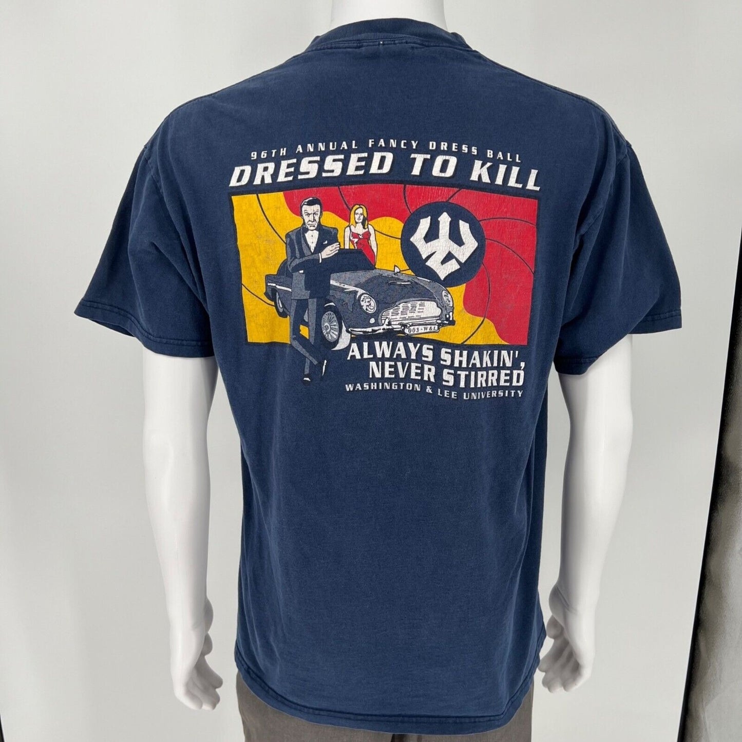 Vintage 2003 Washington & Lee University 96th Annual Fancy Dress Ball T-Shirt -L