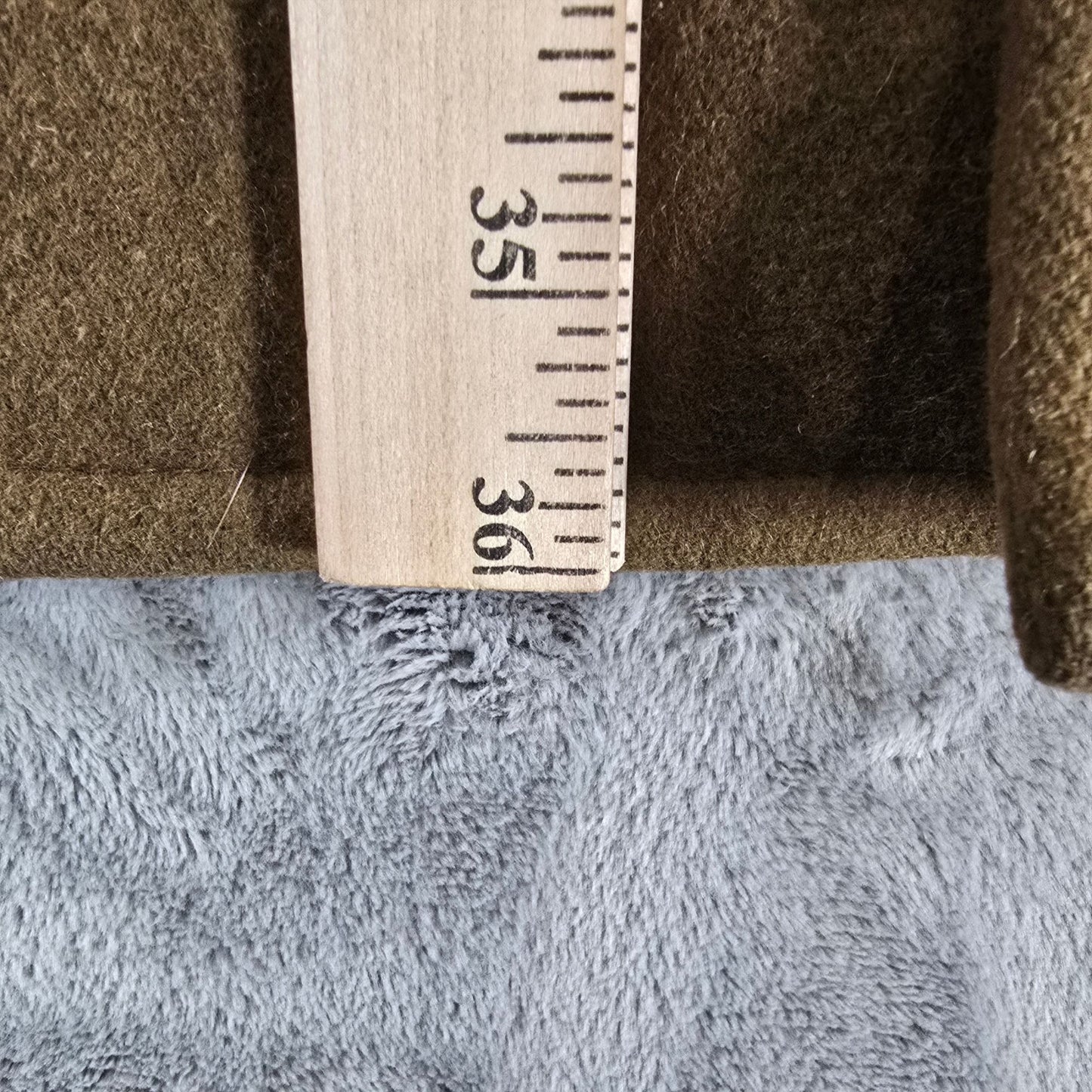 2010s Schott Drab Olive Green Vietnam Tribute Wool Blend Navy Peacoat (3XL)