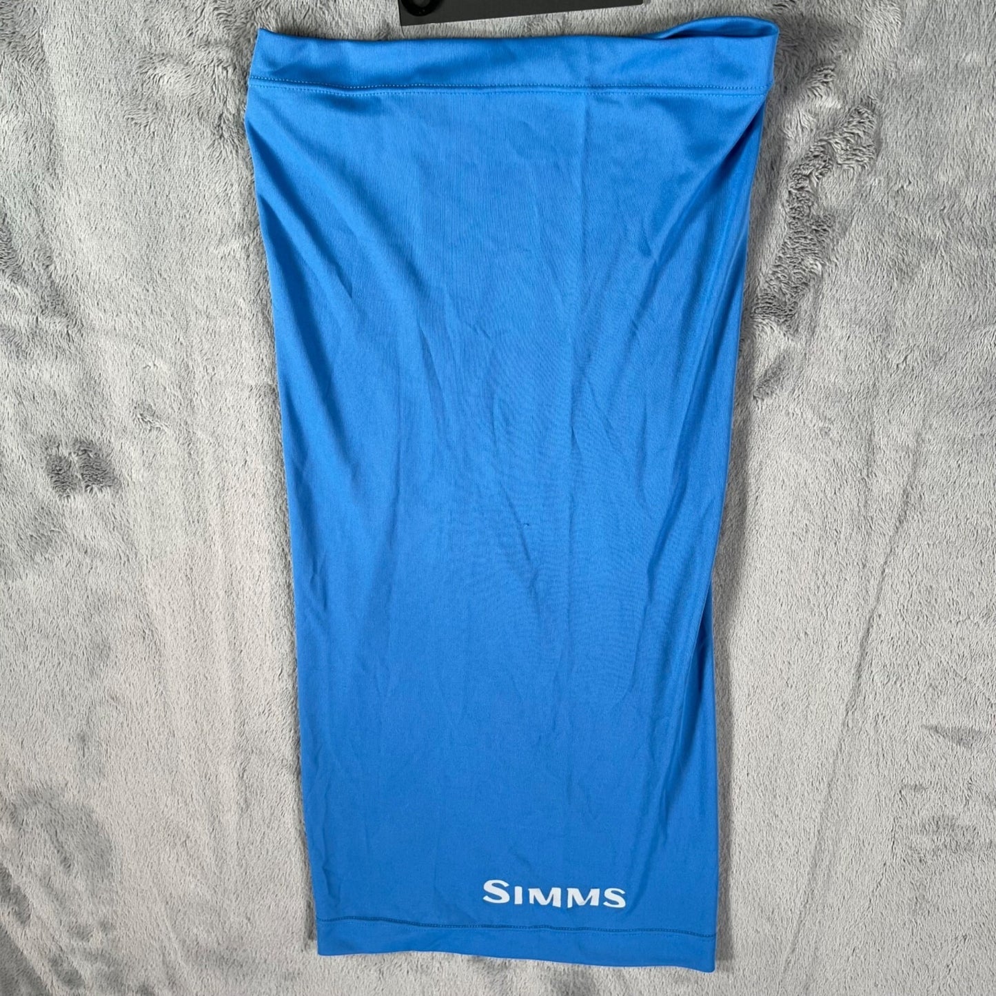 NWT Simms Unisex Outdoor 100% Polyester Lightweight Pacific Blue Neck Gaiter