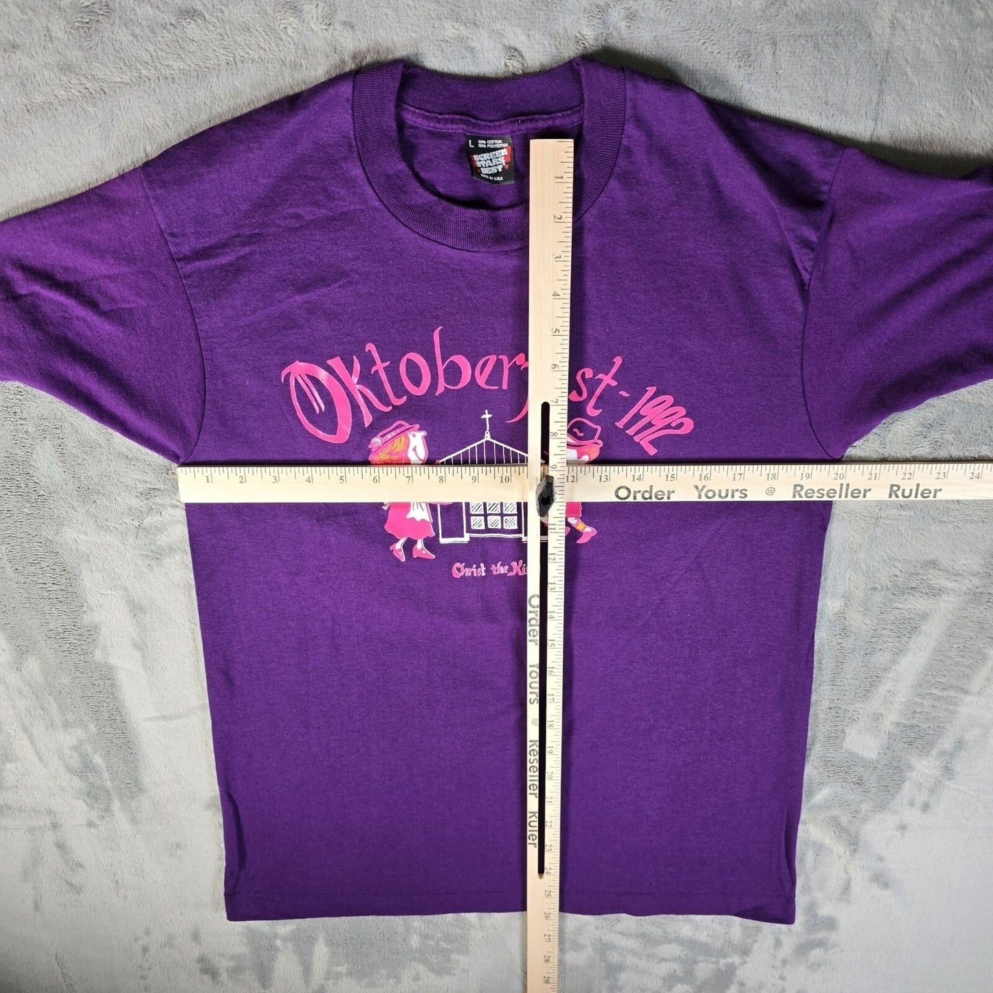 Vintage Screen Stars Best 1990s Oktoberfest 1992 Christ the King T-Shirt (M)