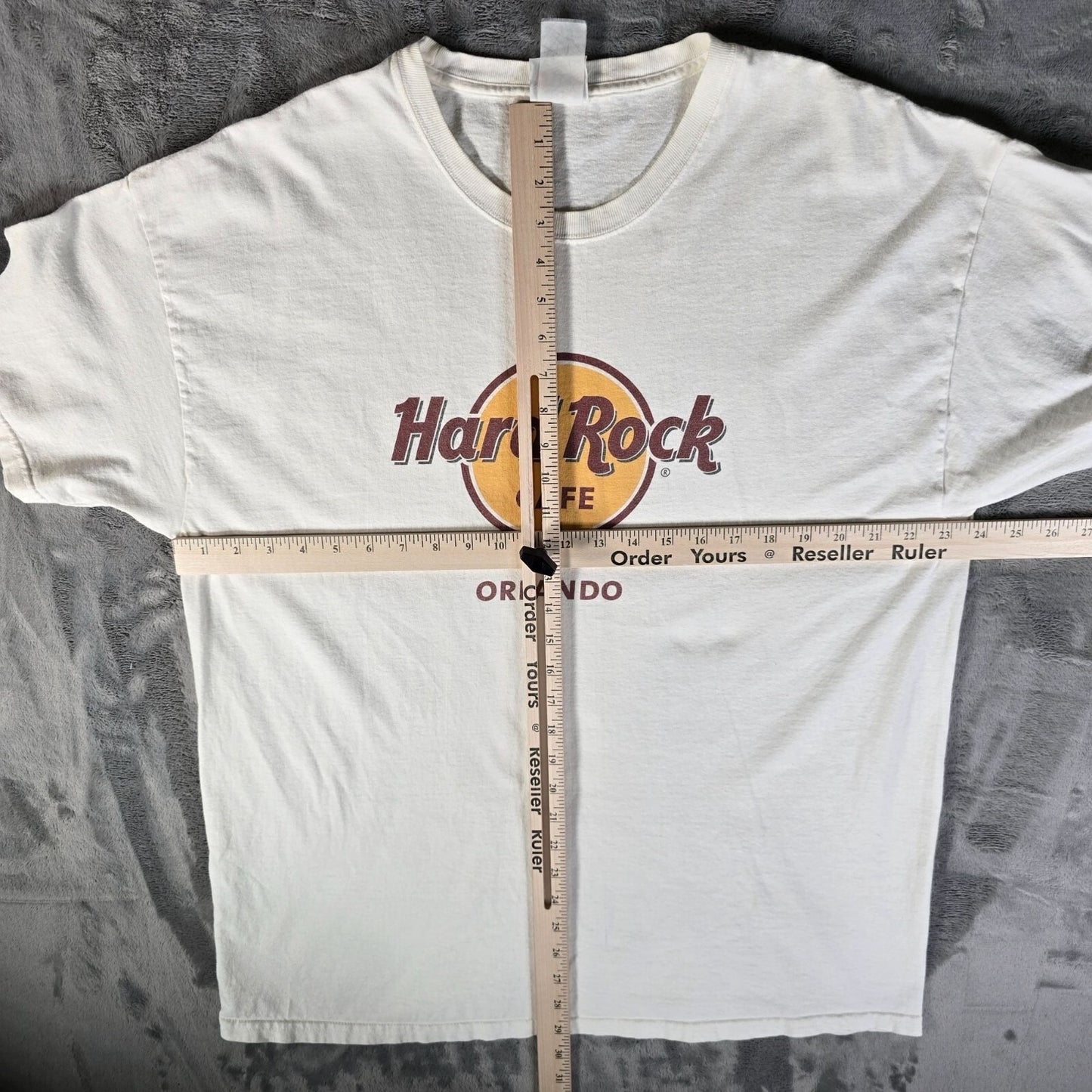 Vintage Y2K/ Early 2000s Hard Rock Cafe Orlando Motorola Logo White T-Shirt (XL)