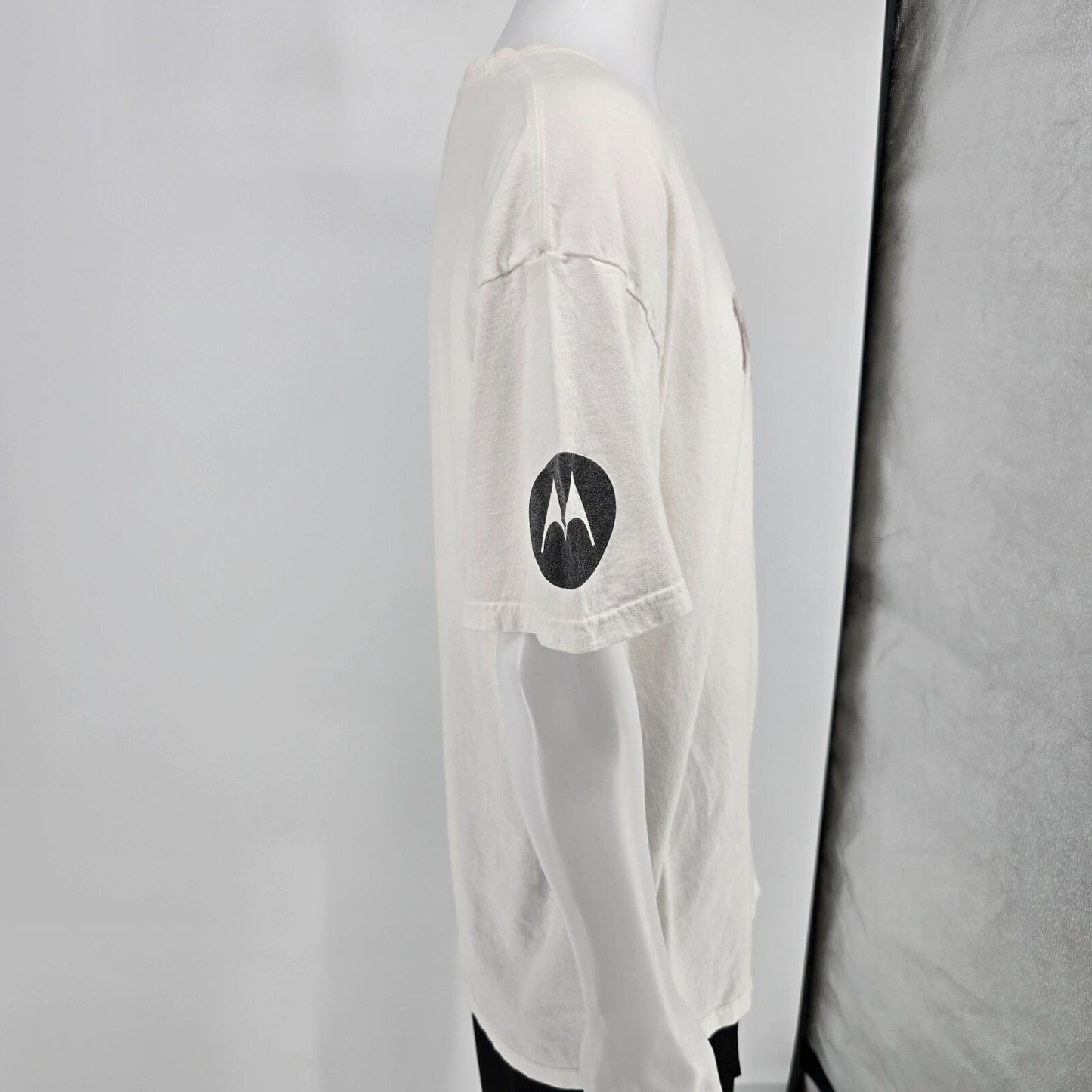 Vintage Y2K/ Early 2000s Hard Rock Cafe Orlando Motorola Logo White T-Shirt (XL)