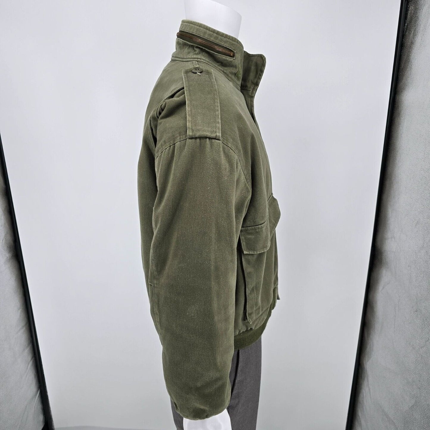 Vintage Spiewak & Sons Olive Green M90 Pilot Jacket w/ Detachable Lining (XL)