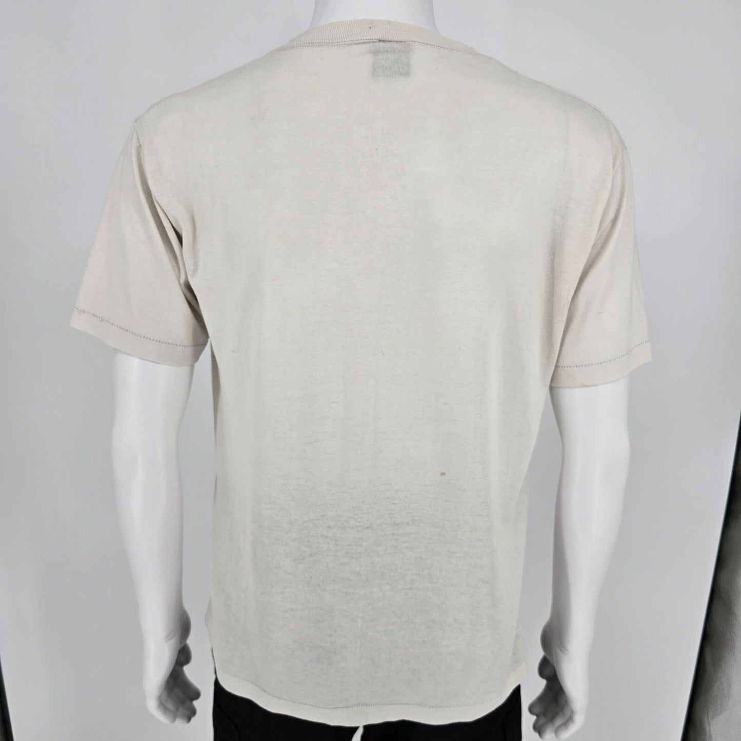 Vintage Distressed 1980s Jerzees "I Paddled the Allagash" Maine T-Shirt (L)