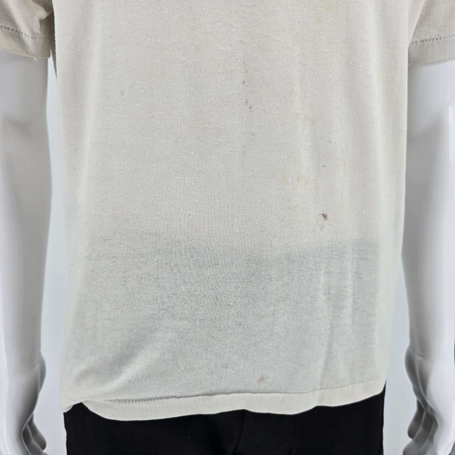 Vintage Distressed 1980s Jerzees "I Paddled the Allagash" Maine T-Shirt (L)