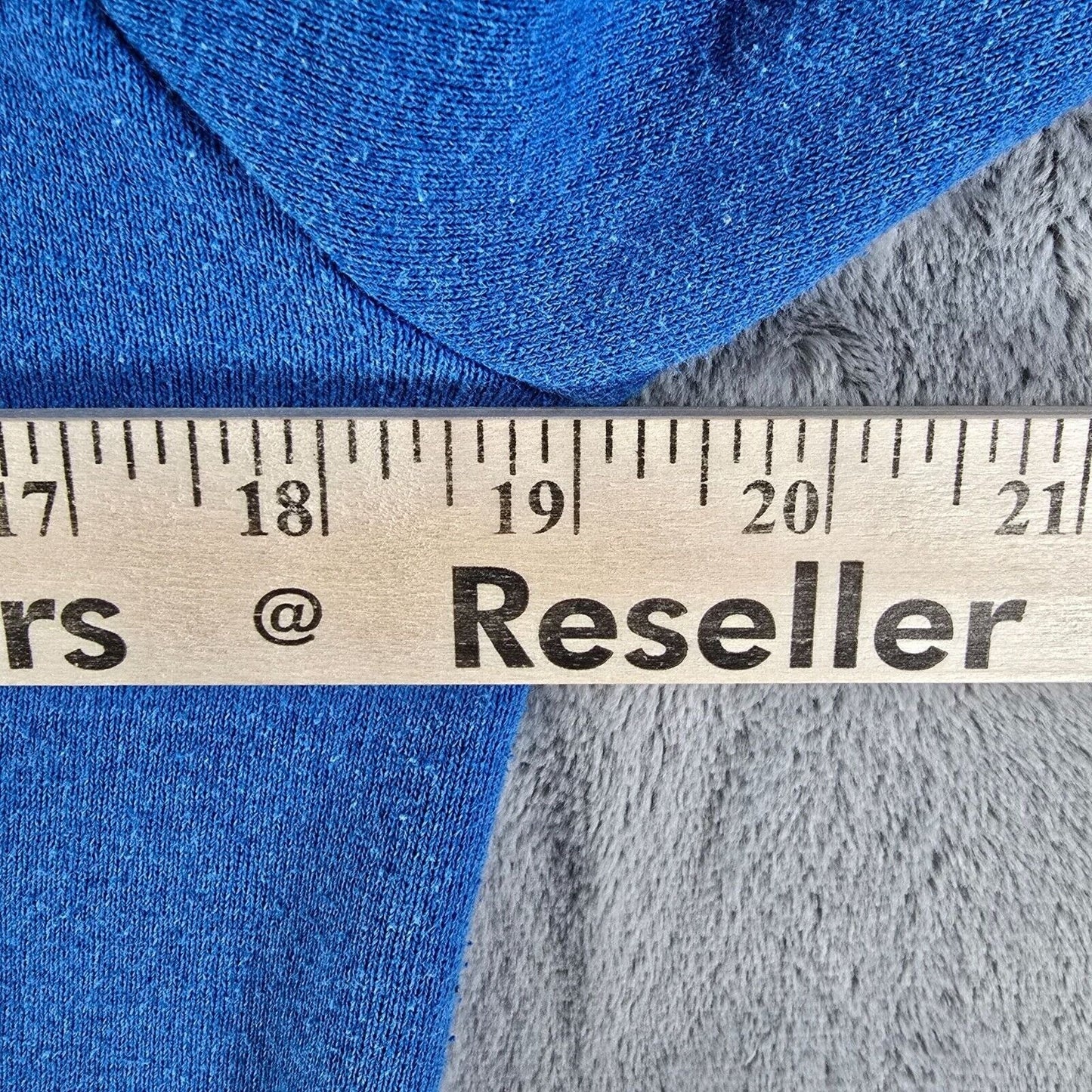 Vintage 1980s Brookville (Ohio) Blue Devils Soccer Parent Blue Sweatshirt (M)