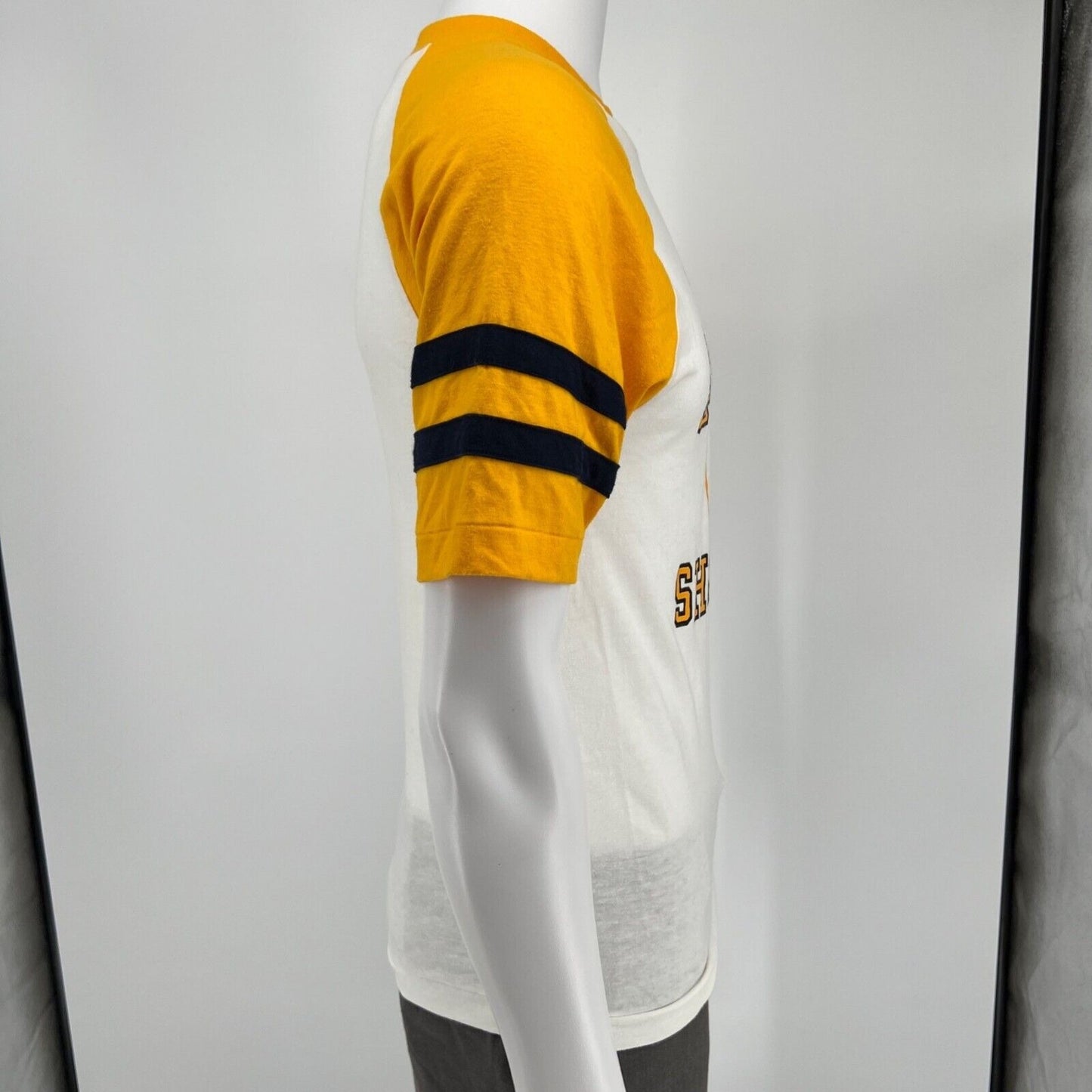 Vintage 1980s Champion Wichita State University Shockers WuShock T-Shirt (XS)