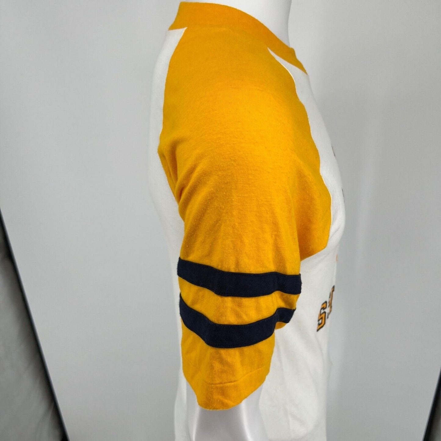Vintage 1980s Champion Wichita State University Shockers WuShock T-Shirt (XS)