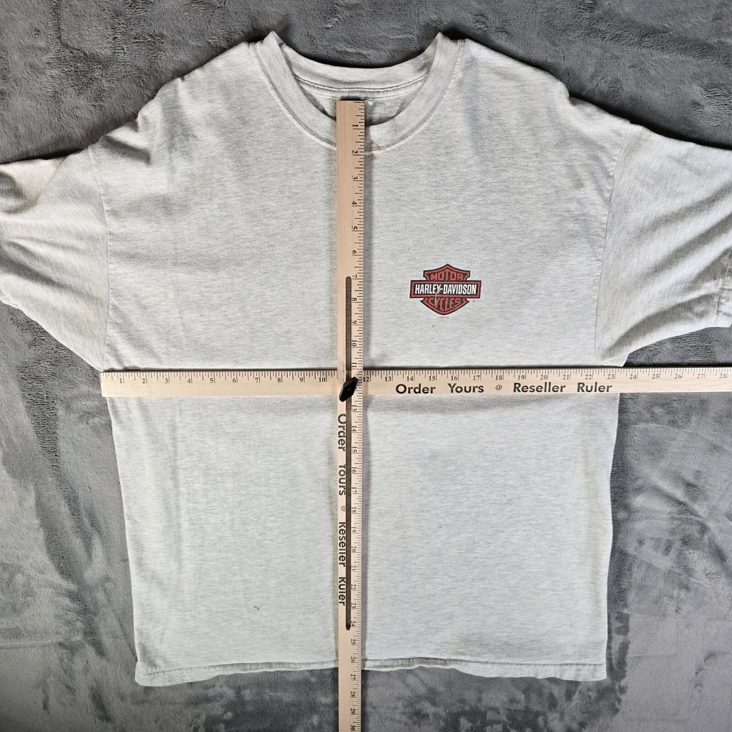 Distressed Vintage 2000s Harley-Davidson Atlantic City New Jersey T-Shirt (XL)