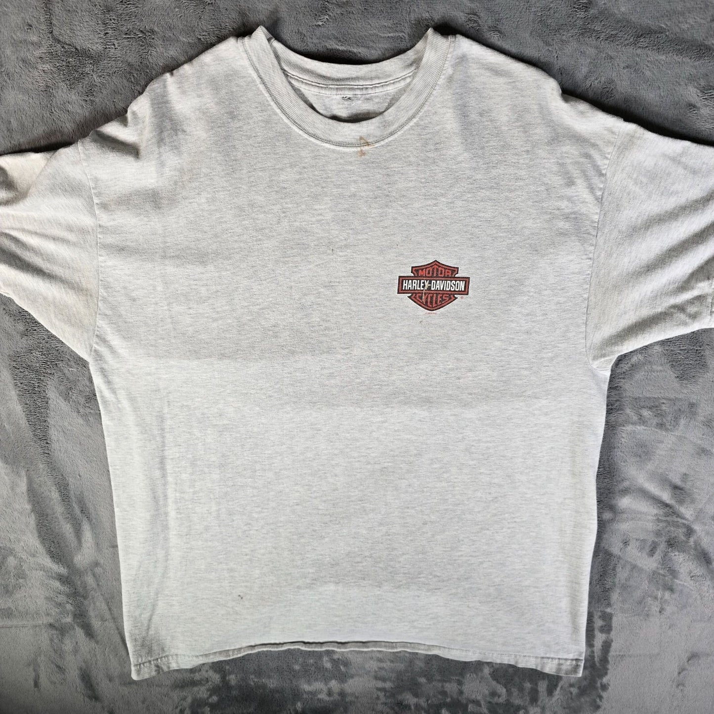 Distressed Vintage 2000s Harley-Davidson Atlantic City New Jersey T-Shirt (XL)
