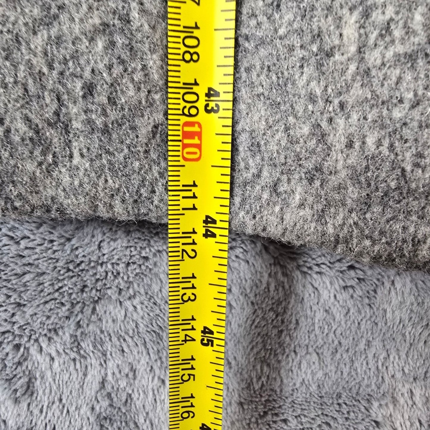 Distressed Vintage 1980s Alorna Petite Gray Wool Blend Long Coat (XXL/XXXL)