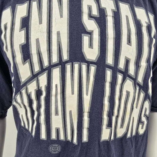 Vintage 1980s Tennessee Tee Penn State Nittany Lions Football Jersey T-Shirt (L)