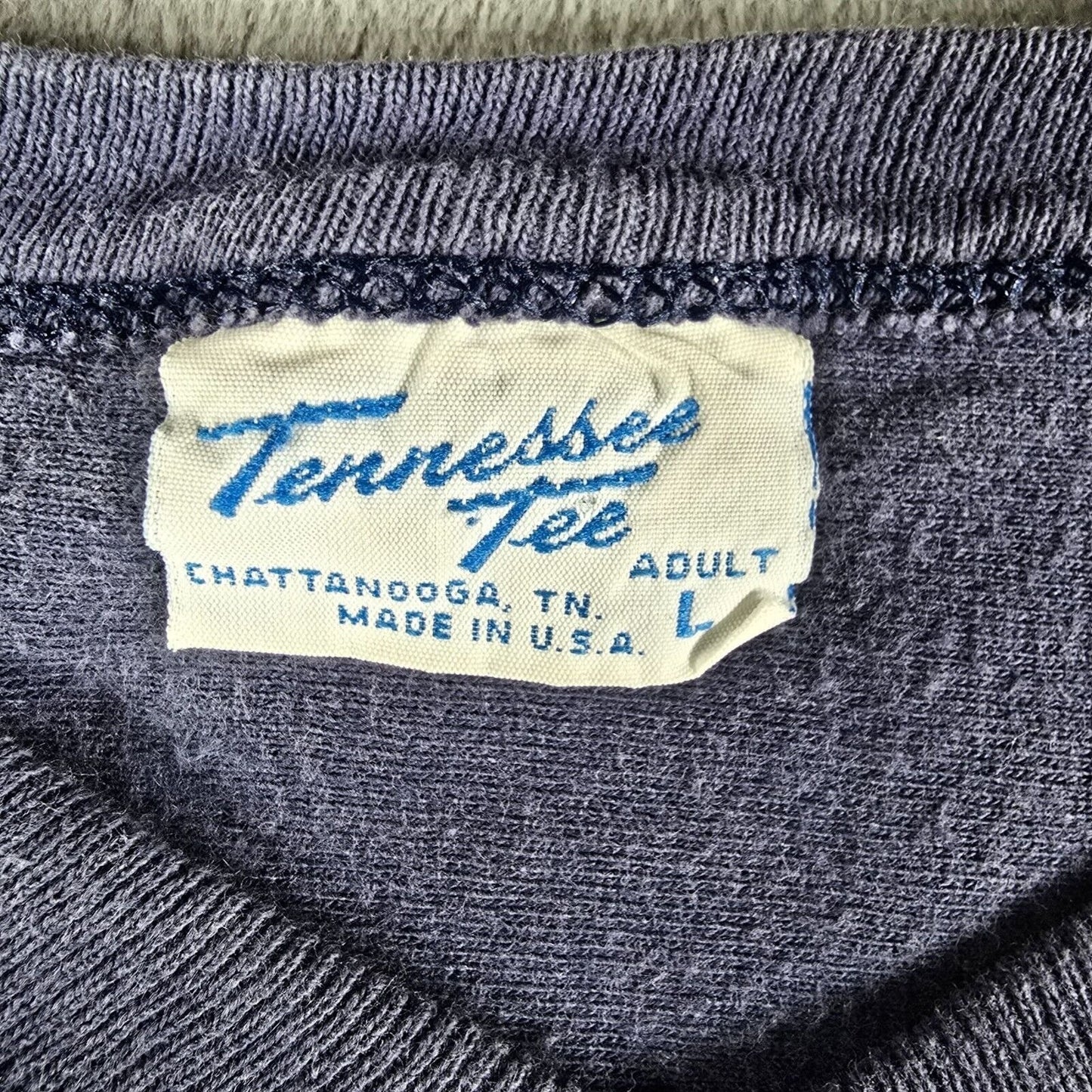 Vintage 1980s Tennessee Tee Penn State Nittany Lions Football Jersey T-Shirt (L)