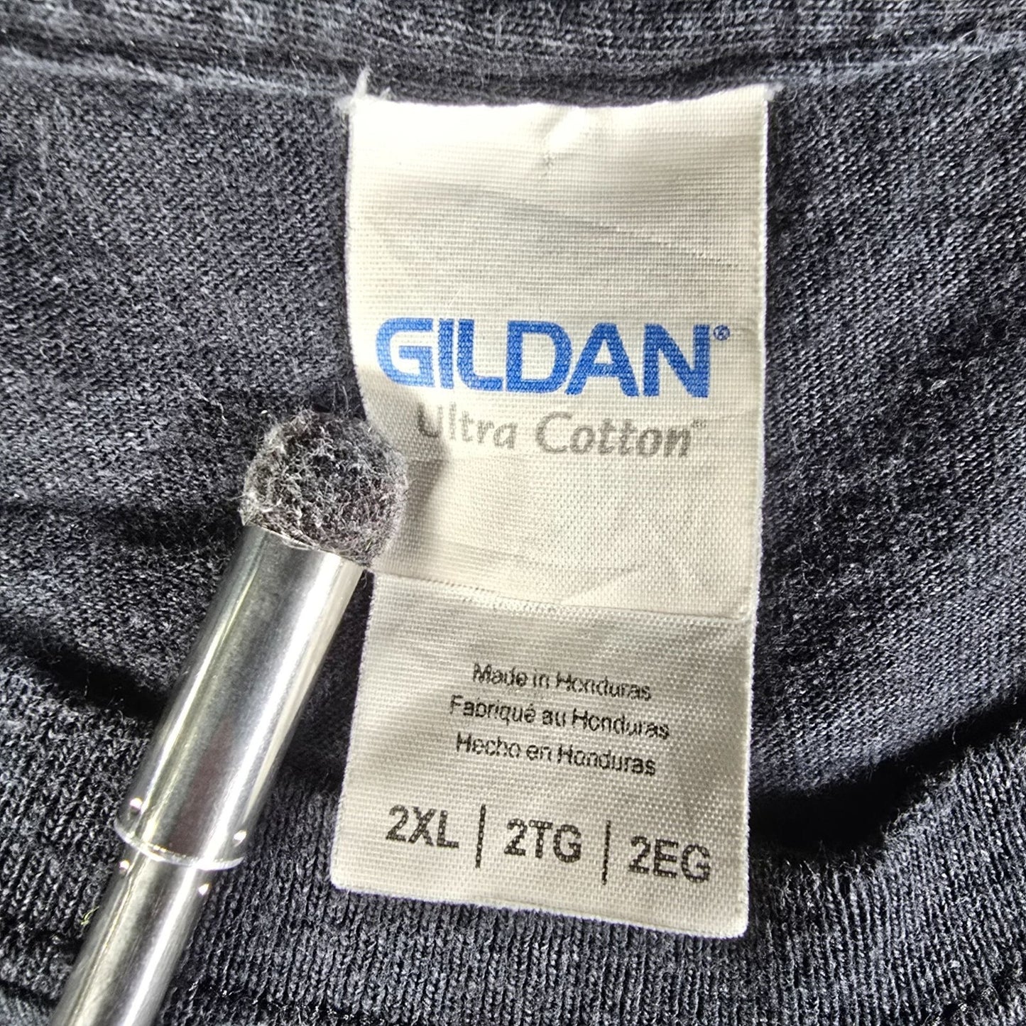 Early 2010s Gildan "Just Read It" Nike Swoosh Parody Faded Black T-Shirt (2XL)